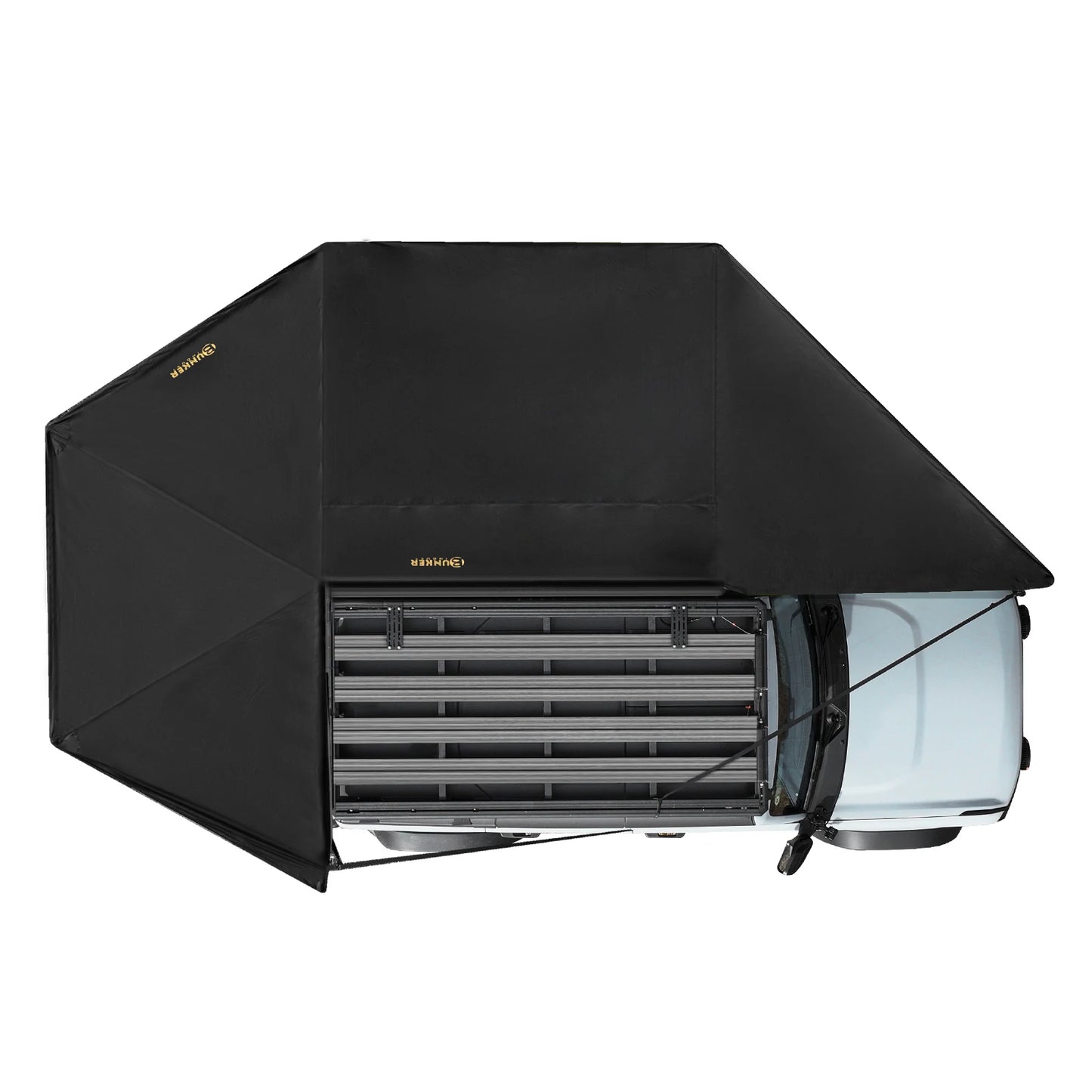 unique BUNKER INDUST Universal Extended 270 Degrees Car Side Awning Waterproof Free Standing Legless 4x4 Camping Vehicle Awning