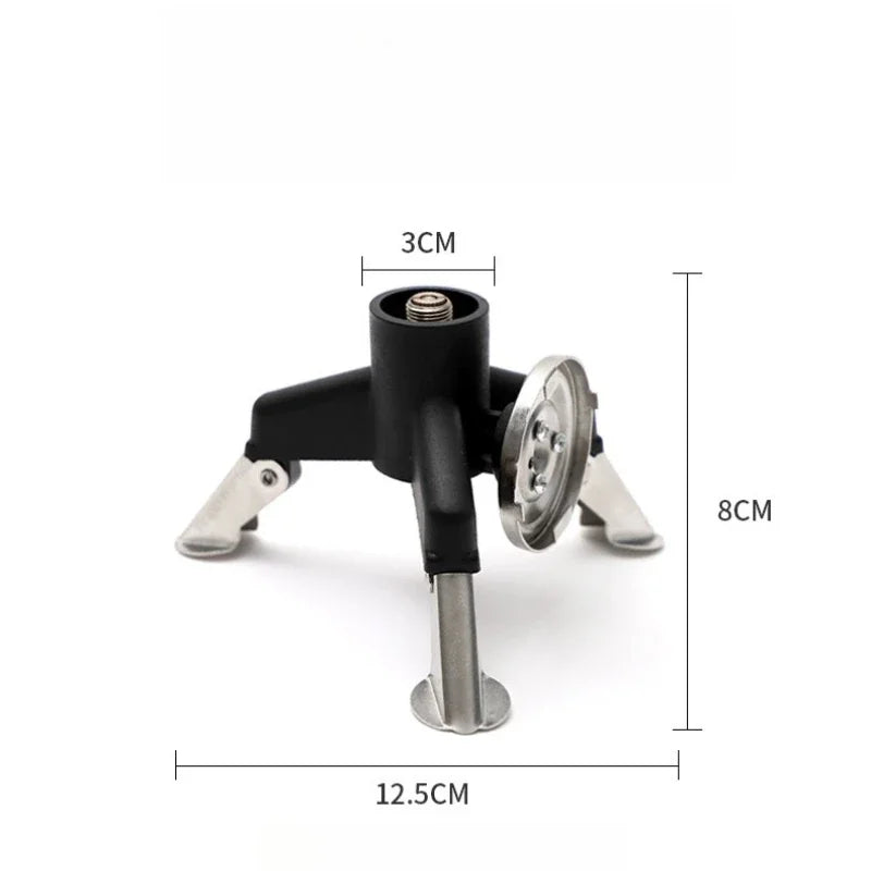 Three Legs Gas Tank Adapter Outdoor Tripod Gas Stove Connector Ultralight Tank Stand Adapter Camping Hiking Equipment