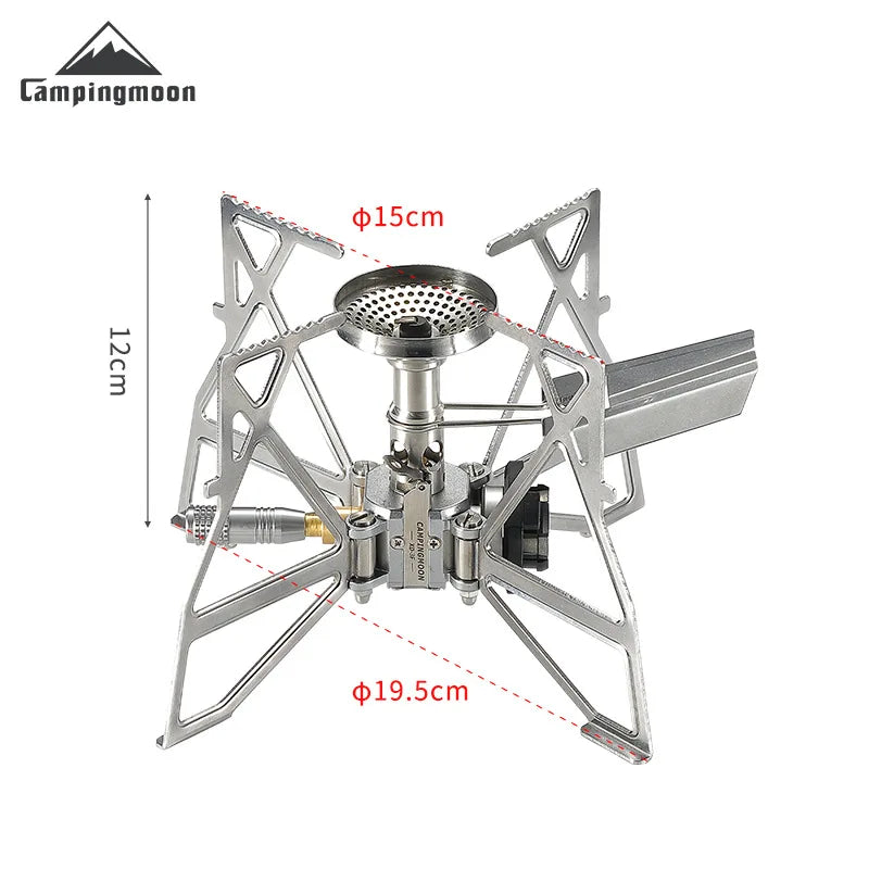 Outdoor Split Camping Gas Stove Campingmoon XD-3F Gas Cooker 3300w Camping Stove