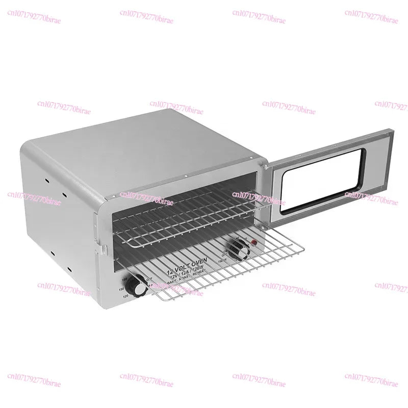 6L 12V 120W Electric Mini Vehicle Roaster Box 12v Dc Microwave Oven Car Portable Toaster Oven for Outdoor Camping
