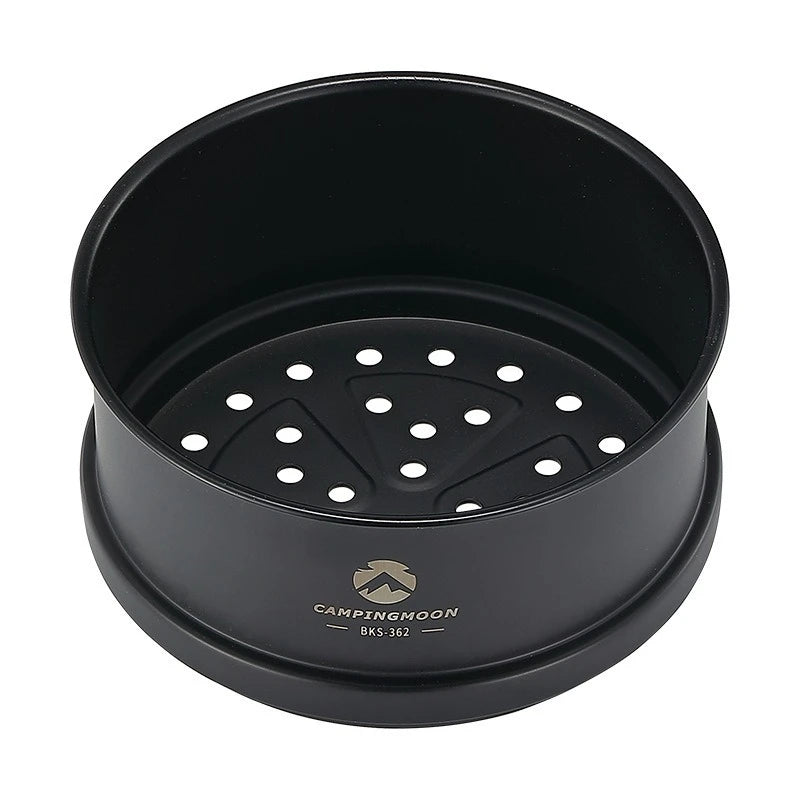 CAMPINGMOON BKS362 Multi-Purpose Cookware Steamer Outdoor Camping Cookware Stainless Steel Pot Food Steamer