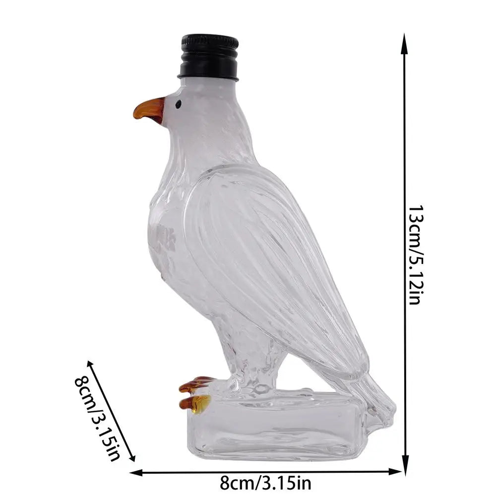 Eagle Liquor Decanter Dad Husband Glass Whiskey Decanter Bottle Exquisite Eagle Liquor Bottle Fun Home Decoration for Holidays