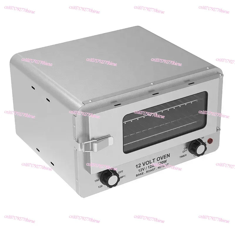 6L 12V 120W Electric Mini Vehicle Roaster Box 12v Dc Microwave Oven Car Portable Toaster Oven for Outdoor Camping