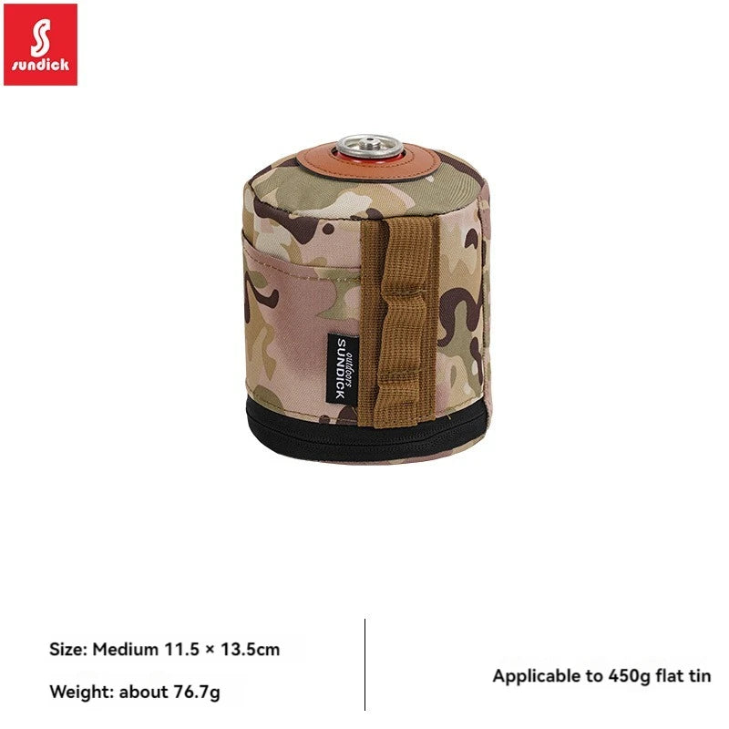 SUNDICK Outdoor Camping 230 Gas Cylinder Cover, Protective Cover, Anti Fall, Picnic Long Gas 450 Gas Cylinder Storage Bag