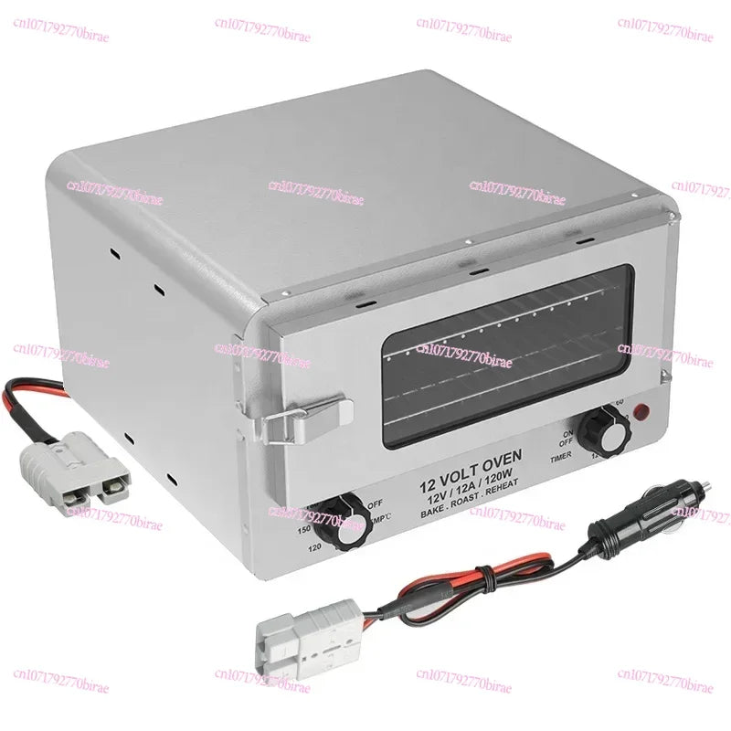 6L 12V 120W Electric Mini Vehicle Roaster Box 12v Dc Microwave Oven Car Portable Toaster Oven for Outdoor Camping