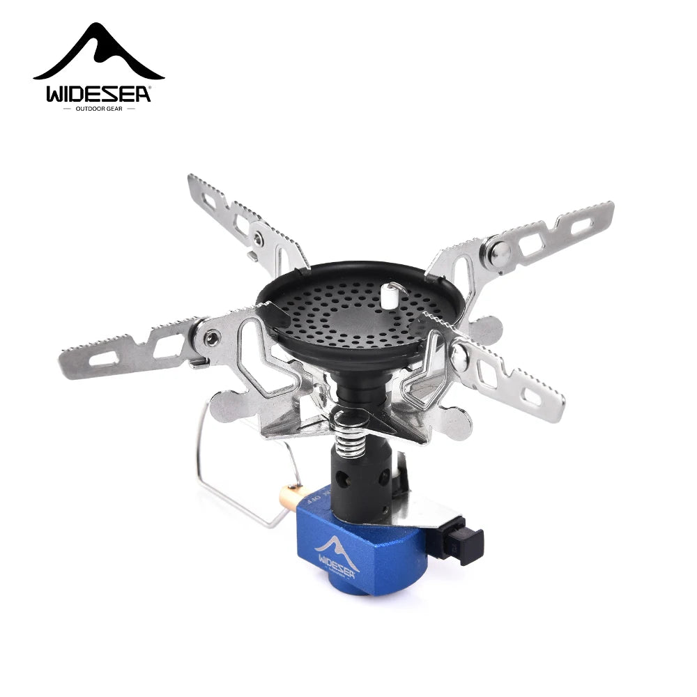 Outdoor Camping Gas Burner Outdoor Stove 3300W with igniter Camping Equipment Portable Tourist Survival Bushcraft Kitchen