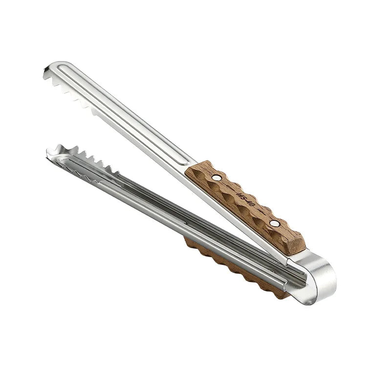 Outdoor Camping Kitchenware Cookware Serving Tongs Barbecue Clip Clamps Bbq Food Tongs Stainless Steel Bbq Food Clip Clamps