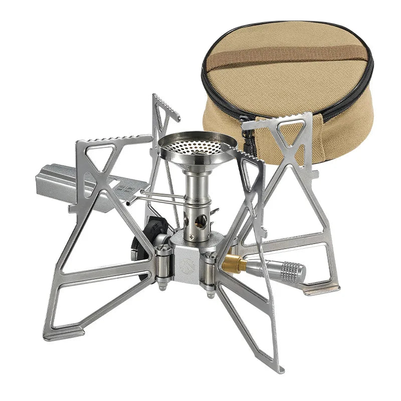 Outdoor Split Camping Gas Stove Campingmoon XD-3F Gas Cooker 3300w Camping Stove
