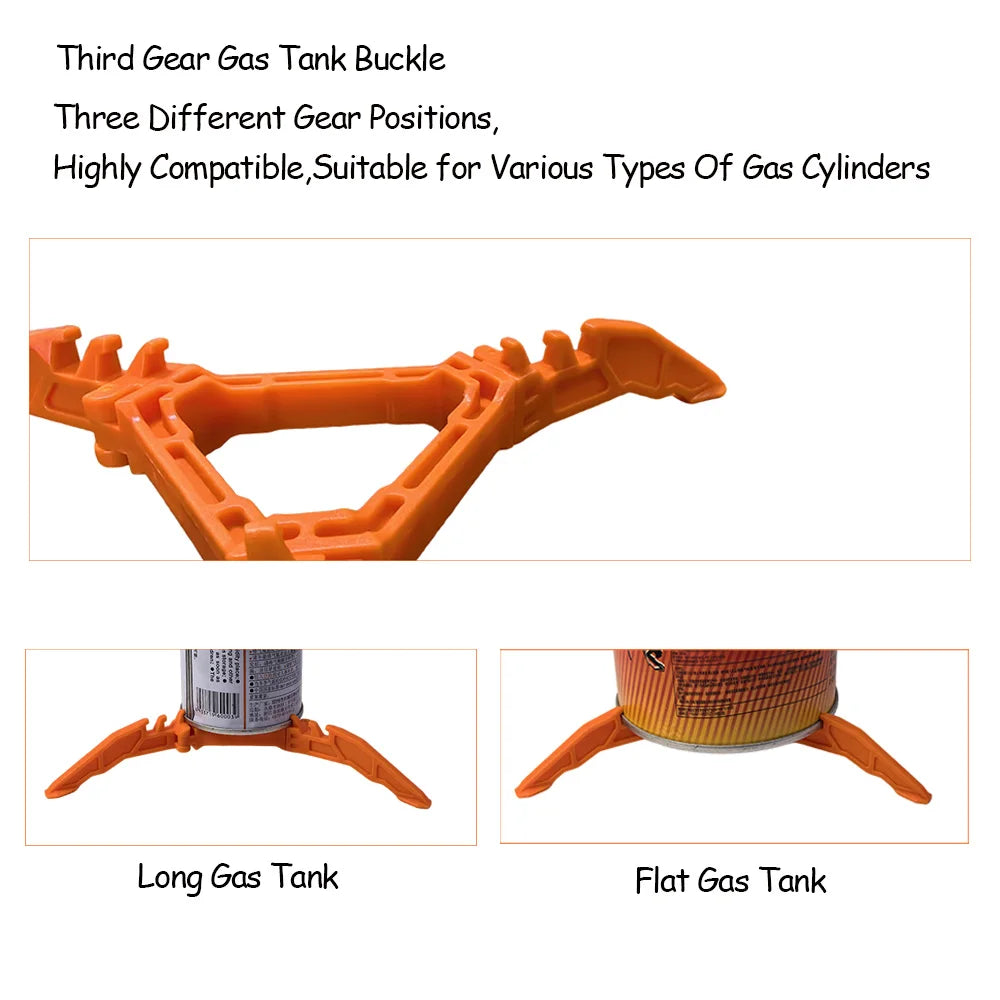 Portable Gas Canister Stand Universal Tripod Folding Frame Outdoor Camping Gas Tank Stove Base Holder Camping Supplies