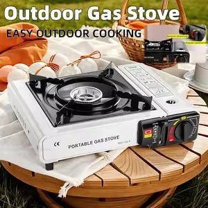 Portable cartridge stove: A multi-functional outdoor barbecue stove, suitable for camping and an essential item for gatherings.