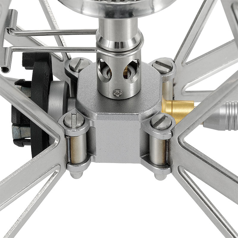 Rocket Stove: NEW camping gas burner stove. High quality, super hot burning. Titanium and Stainless Steel