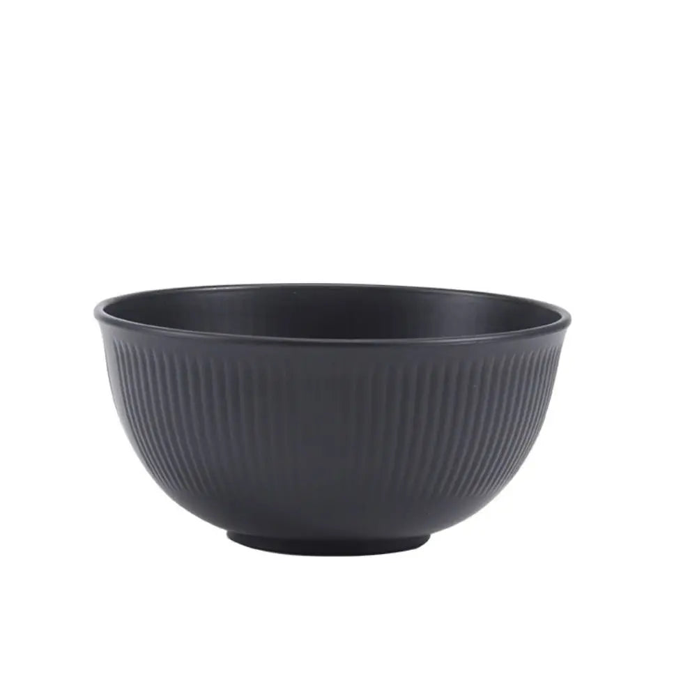 Black plastic cutlery set plates spitting dishes bowl cups cutlery for outdoor camping party