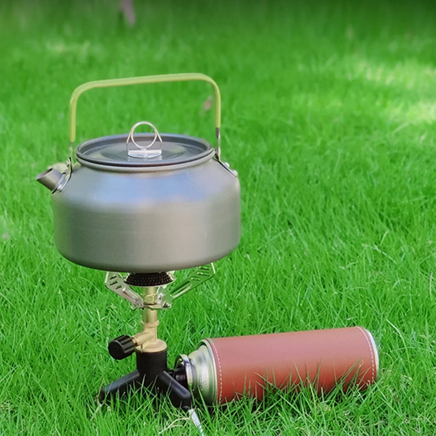 Three Legs Gas Tank Adapter Outdoor Tripod Gas Stove Connector Ultralight Tank Stand Adapter Camping Hiking Equipment