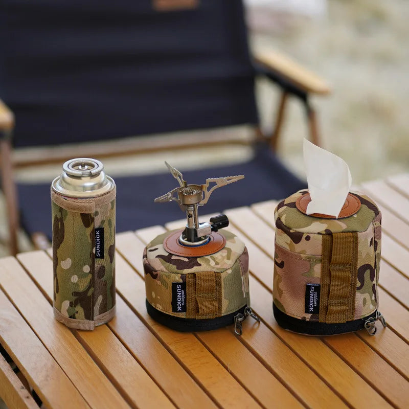 SUNDICK Outdoor Camping 230 Gas Cylinder Cover, Protective Cover, Anti Fall, Picnic Long Gas 450 Gas Cylinder Storage Bag