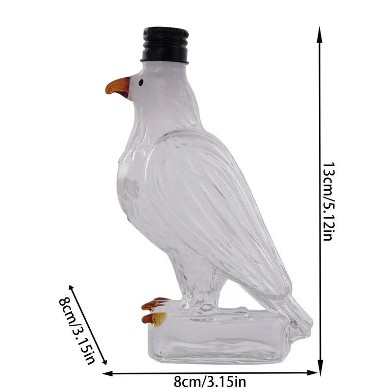 Eagle Liquor Decanter Dad Husband Glass Whiskey Decanter Bottle Exquisite Eagle Liquor Bottle Fun Home Decoration for Holidays