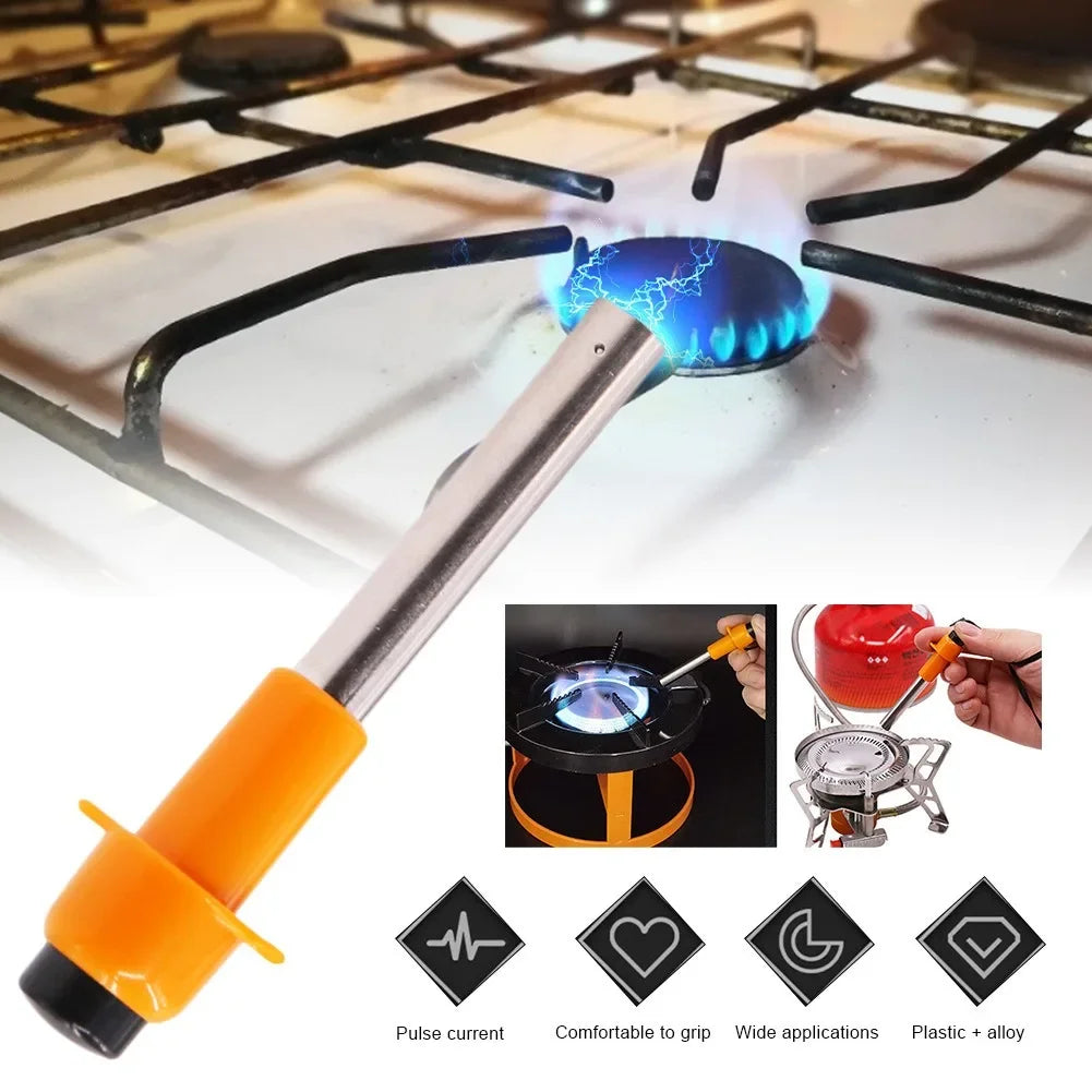 Camping Stove Electric Pulse Igniter Portable Piezoelectric Ignition Safe Outdoor Cooking BBQ Accessories