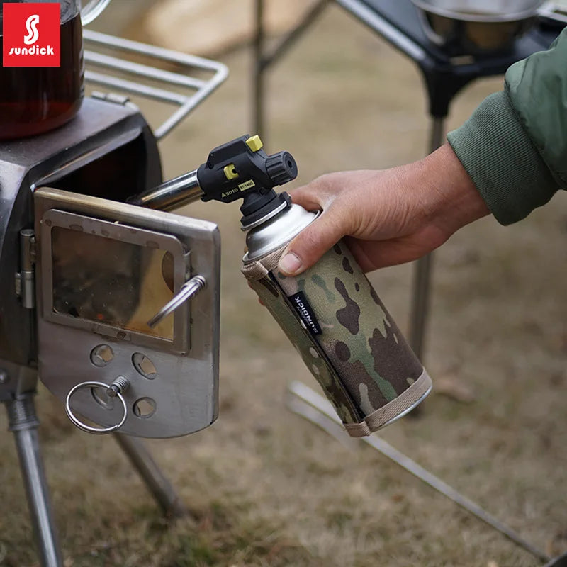 SUNDICK Outdoor Camping 230 Gas Cylinder Cover, Protective Cover, Anti Fall, Picnic Long Gas 450 Gas Cylinder Storage Bag