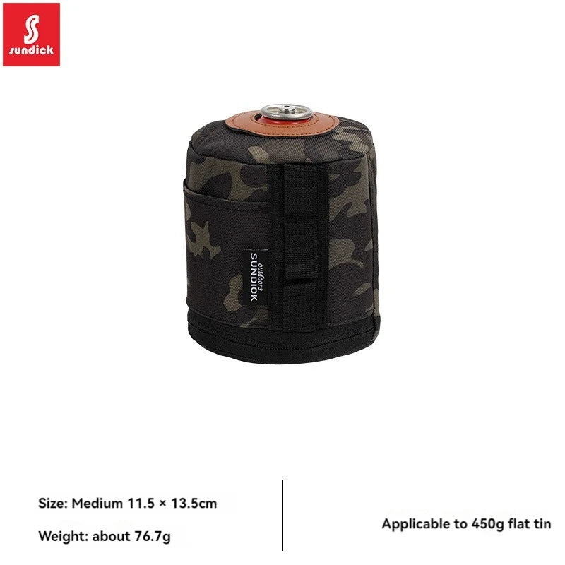 SUNDICK Outdoor Camping 230 Gas Cylinder Cover, Protective Cover, Anti Fall, Picnic Long Gas 450 Gas Cylinder Storage Bag