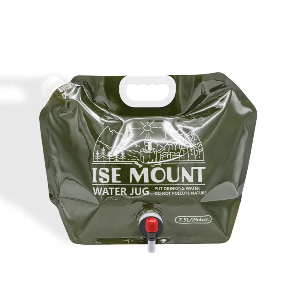 Folding Water Storage Bag Outdoor 7.5L Large Capacity Folding Water Storage Portable Practical High Sealing Water Storage Bag