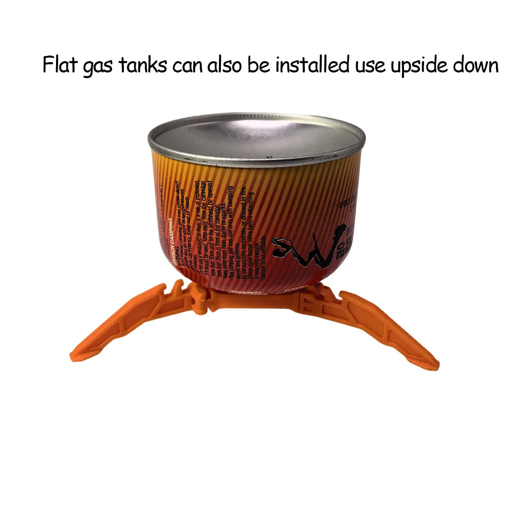 Portable Gas Canister Stand Universal Tripod Folding Frame Outdoor Camping Gas Tank Stove Base Holder Camping Supplies