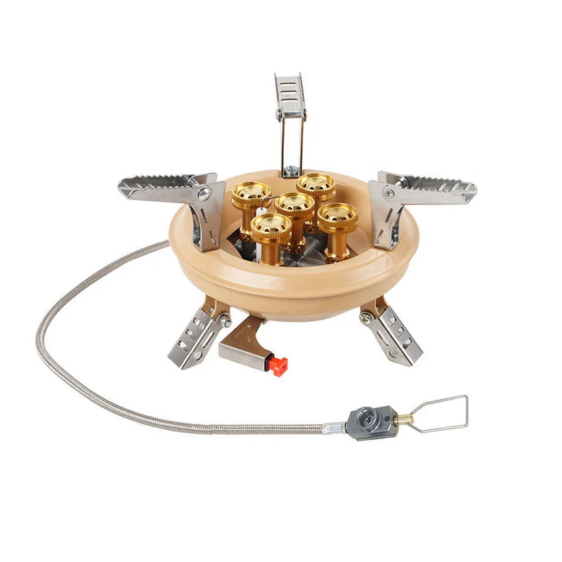 BRS-201A Portable Camping Gas Stove 16000W High Pressured Propane Butane Gas Burner Outdoor Emergency Stove with Piezo Ignition