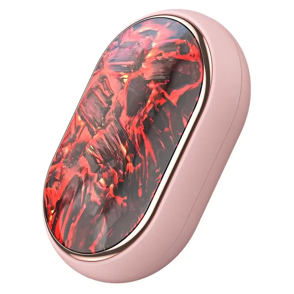 Pocket Hand Warmer Portable Mini Hand Heater With Burning Flame Design Lamp Fast Heating Hand Warmer Winter Supplies