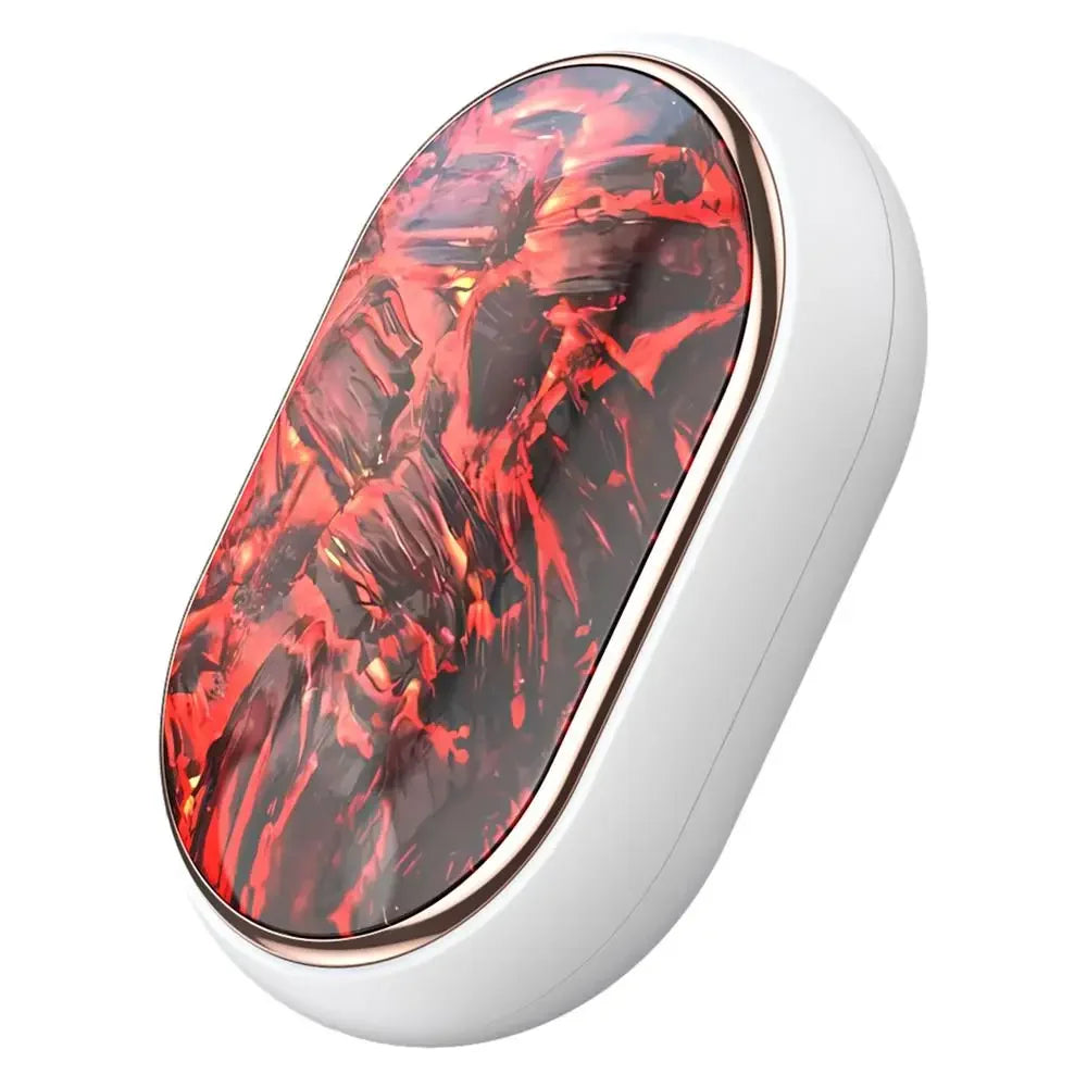 Pocket Hand Warmer Portable Mini Hand Heater With Burning Flame Design Lamp Fast Heating Hand Warmer Winter Supplies