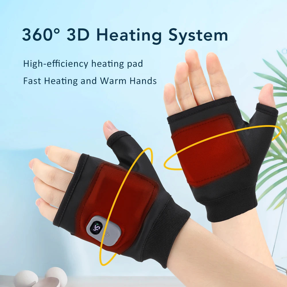 Heating Hand Gloves Wrist Warmer Massager Cordless Massage Device Muscle Relax Massage Machine
