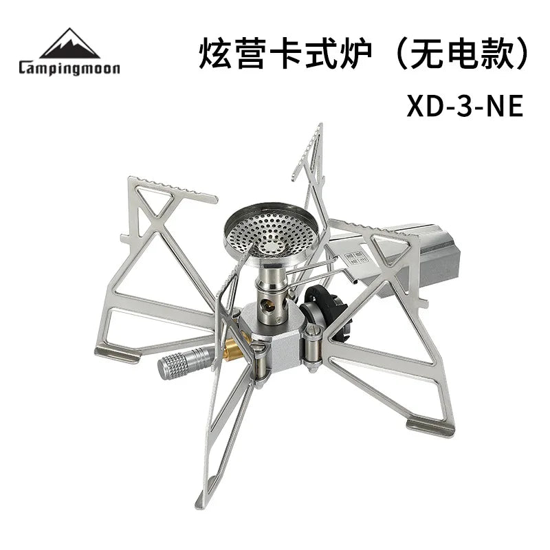 Outdoor Split Camping Gas Stove Campingmoon XD-3F Gas Cooker 3300w Camping Stove