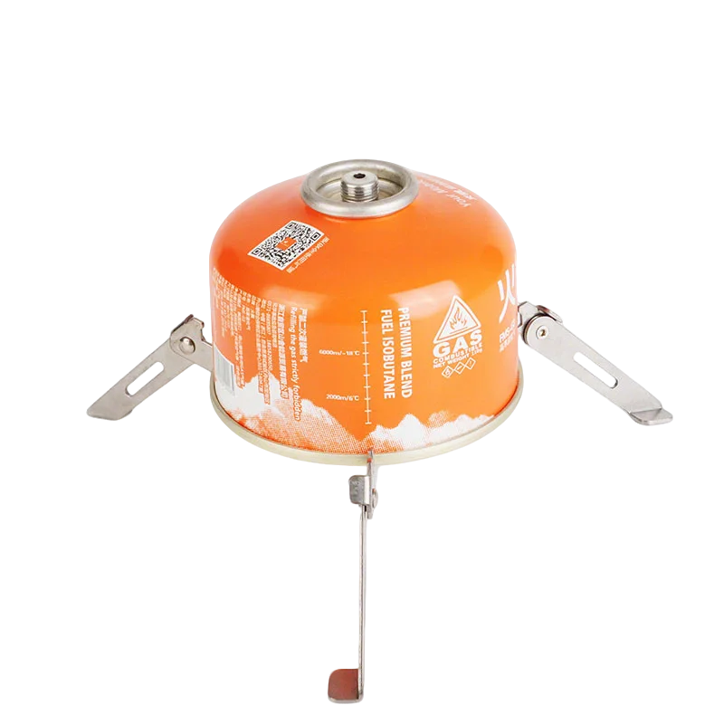 1Pc Camping Gas Tank Bracket Burner Outdoor Stove Tools Bottle Shelf Stand Tripod Folding Canister Stand Camping Equipment