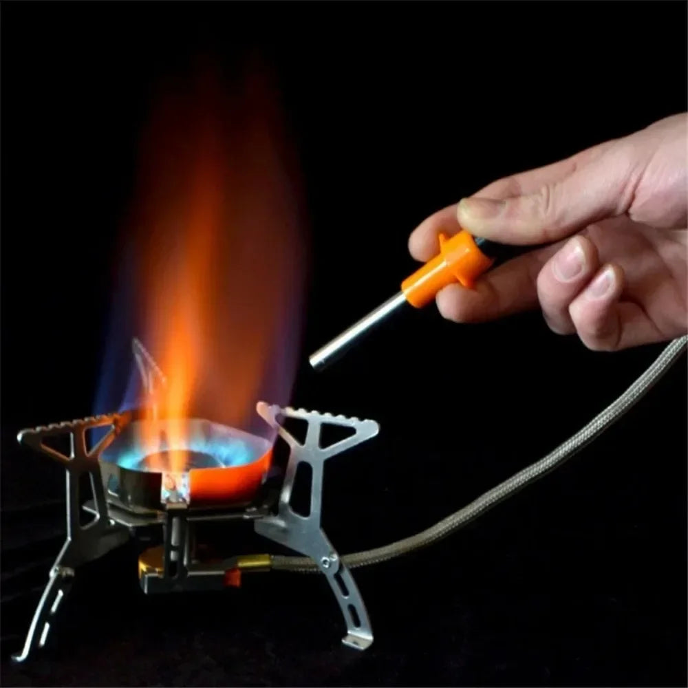 Camping Stove Electric Pulse Igniter Portable Piezoelectric Ignition Safe Outdoor Cooking BBQ Accessories
