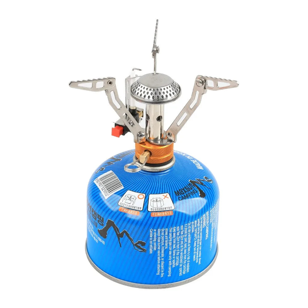 Widesea Camping One-piece Gas Stove Heater Tourist Burner Foldable Outdoor Picnic Kitchen Equipment Supplies Survival Furnace