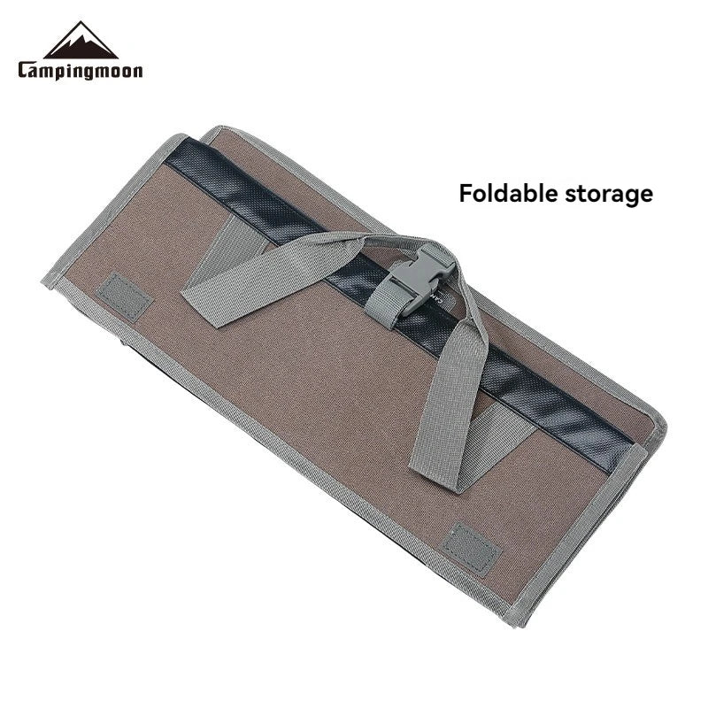 CAMPINGMOON Outdoor Camping Portable Tool Kit, Miscellaneous Storage Camping Bag, Canvas Multifunctional Handmade Tote Bag