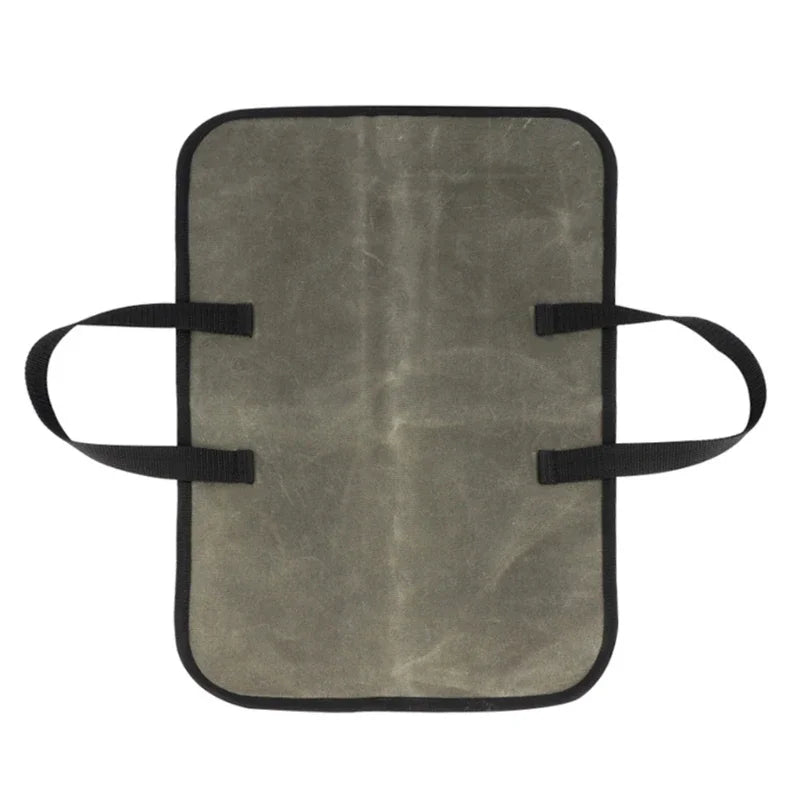 Chef Knife Bag Kitchen Roll Heavy Duty Waxed Canvas Chef Knife Bag Kitchen Roll Bag Portable Durable Storage Camping