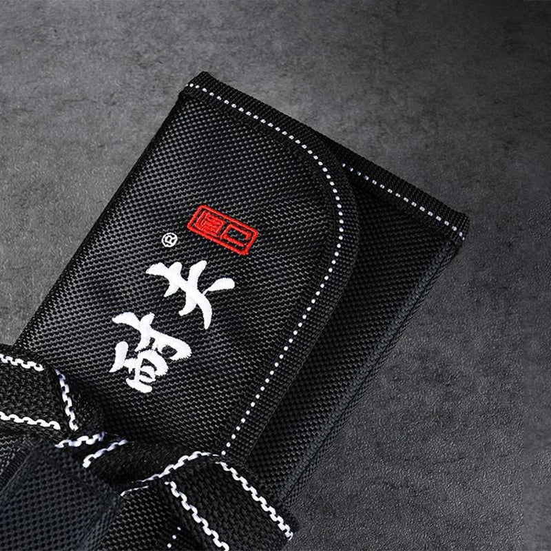 6 Pockets Cooking Chef Knife Roll Bag Kitchen Cutter Storage Holder Outdoor Camping Travel Portable Carry Knives Protective Case