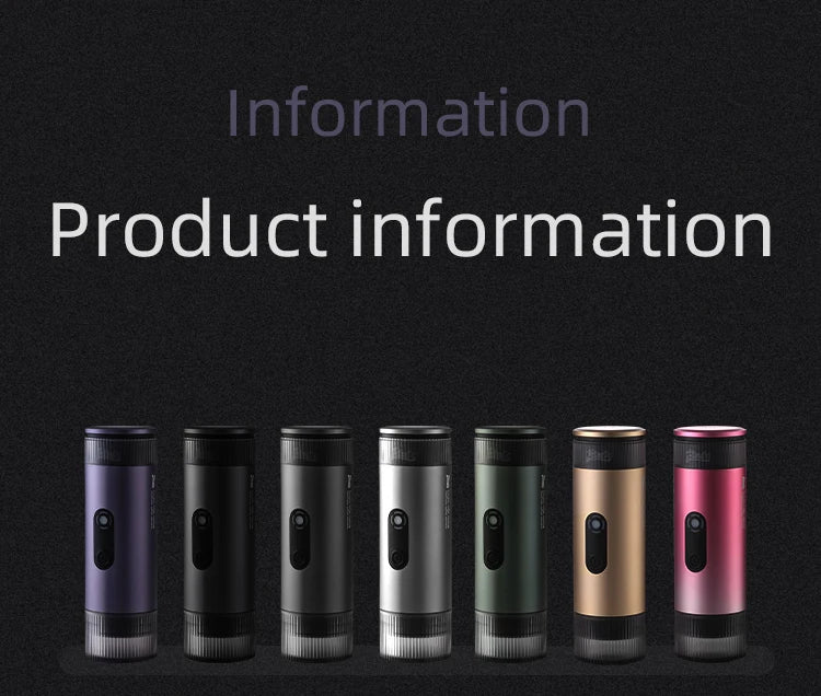 Bincoo Camping Portable Coffee Machine，Electric Wireless Heating Concentrate Extraction Espresso Machine，Design RedDot Award Hot