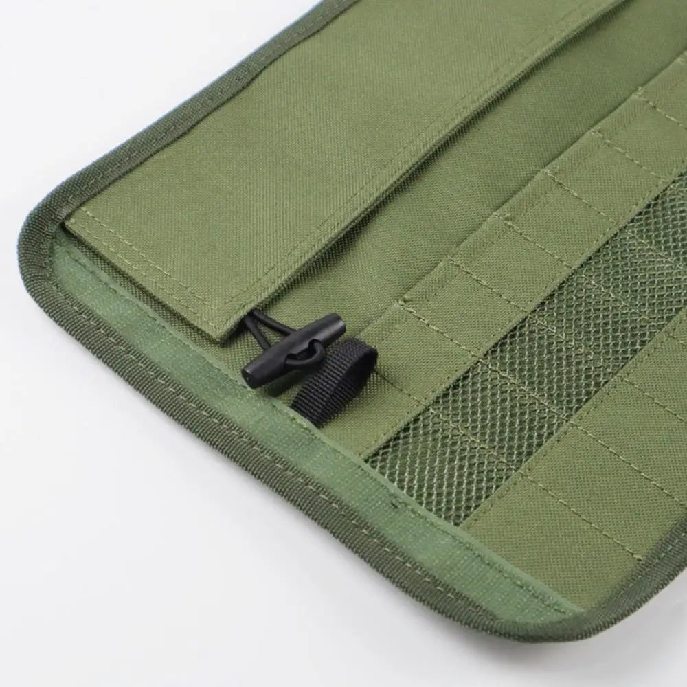 Outdoor Camping Cutlery Storage Bag Portable Roll Up Pouch Bag Cutlery Storage Water Resistant Case For Forks Spoons Chopstick