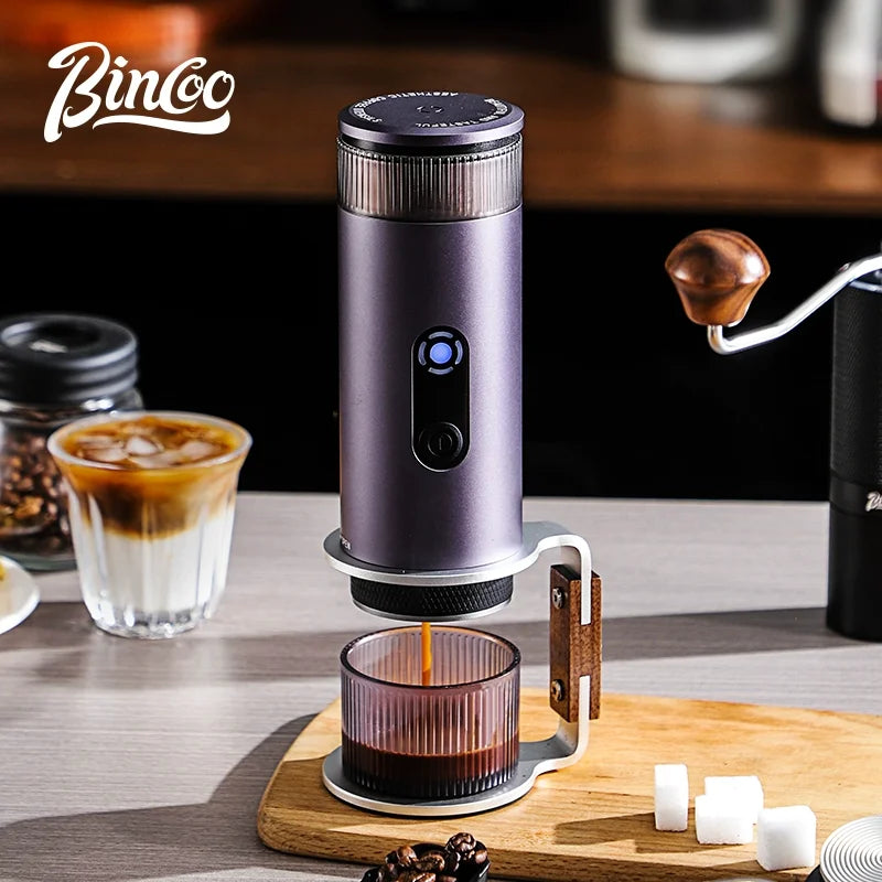 Bincoo Camping Portable Coffee Machine，Electric Wireless Heating Concentrate Extraction Espresso Machine，Design RedDot Award Hot