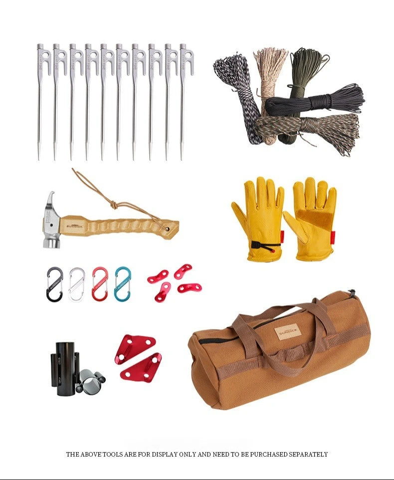 Outdoor Picnic Carrying Case Camping Bag Cutlery Pouch Larg Capacity Tableware Handbag Portable for Travel Supplies