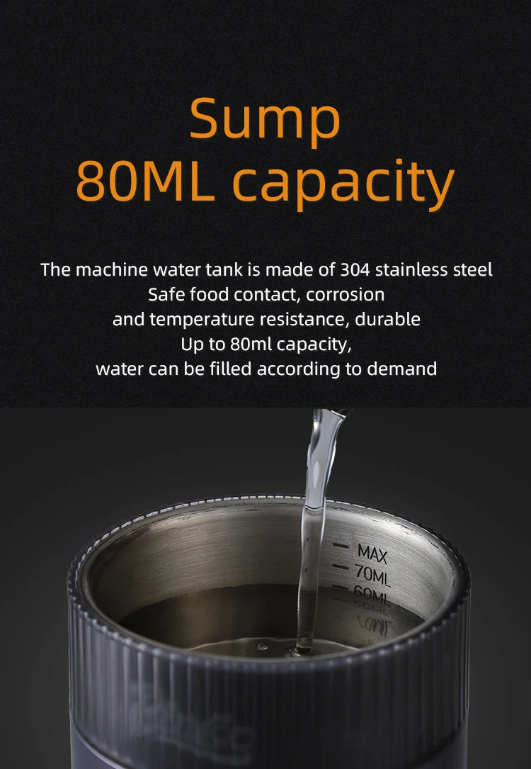 Bincoo Camping Portable Coffee Machine，Electric Wireless Heating Concentrate Extraction Espresso Machine，Design RedDot Award Hot