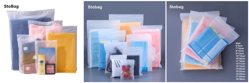 StoBag 50pcs Coffee Beans Bag Packaging with/No Valve Aluminum Foil Sealed for Powder Nuts Storage Reusable Pouches