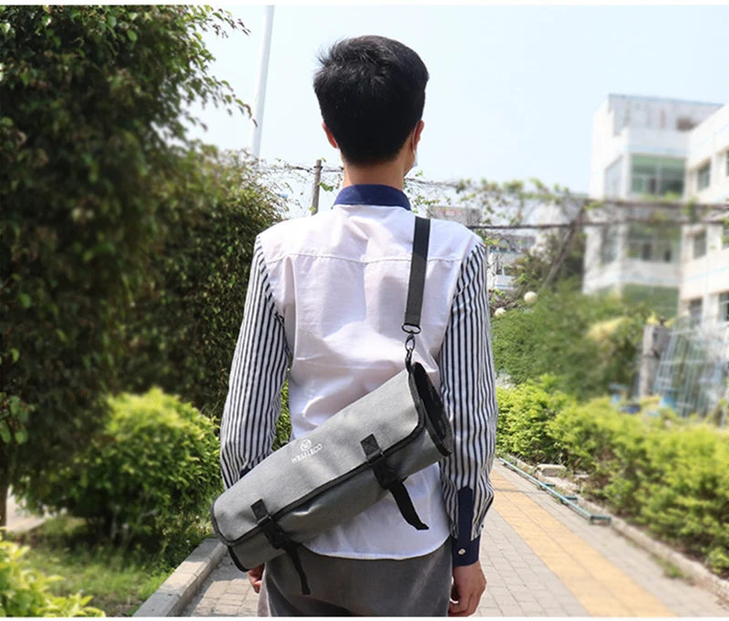 Chef Knife Roll Bag Kitchen Meat Cleaver Slicing Utensils Storage Pocket Camping Hunting Nakiri Japanese Knives Carry Case