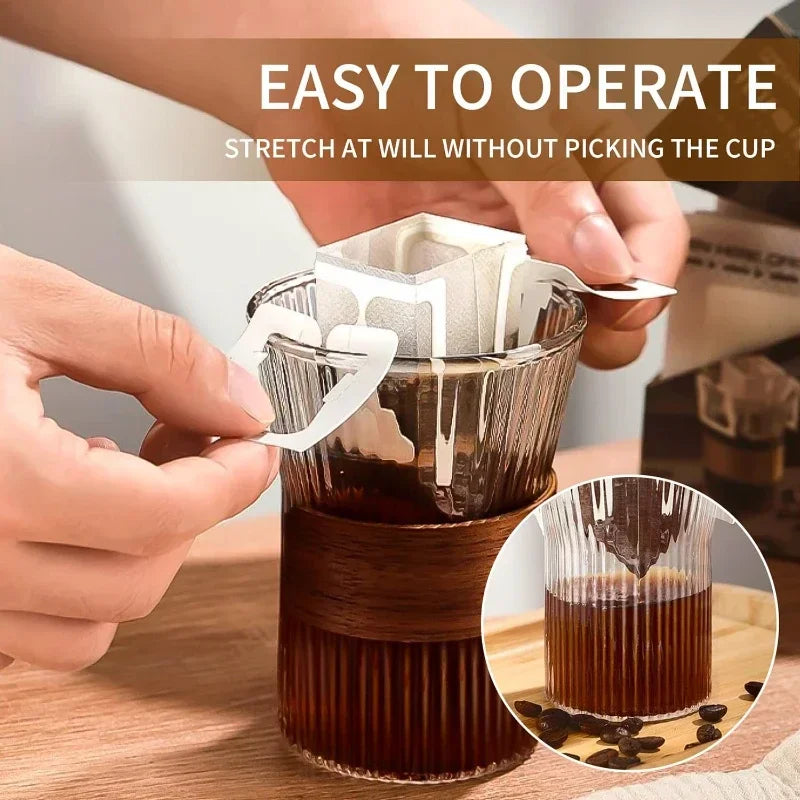 Coffee Filter Bags Disposable Drip Coffee Paper Pack Portable Hanging Ear Espresso Coffee Serve Making Tool Accessories