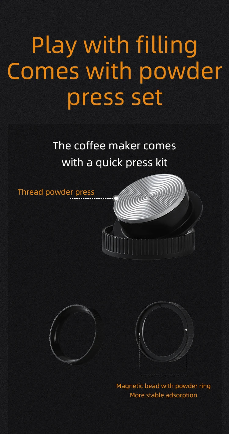 Bincoo Camping Portable Coffee Machine，Electric Wireless Heating Concentrate Extraction Espresso Machine，Design RedDot Award Hot