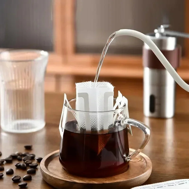 Coffee Filter Bags Disposable Drip Coffee Paper Pack Portable Hanging Ear Espresso Coffee Serve Making Tool Accessories