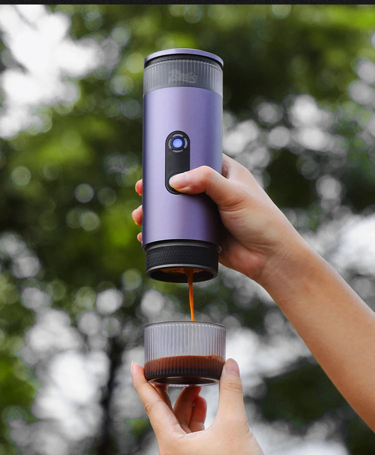 Bincoo Camping Portable Coffee Machine，Electric Wireless Heating Concentrate Extraction Espresso Machine，Design RedDot Award Hot