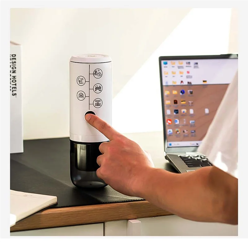 AFOURT-Travel Portable Espresso Coffee Machine For Car &Home Camping Coffee Maker 3In1 Capsule Powder For Nespresso/Dolce Gusto