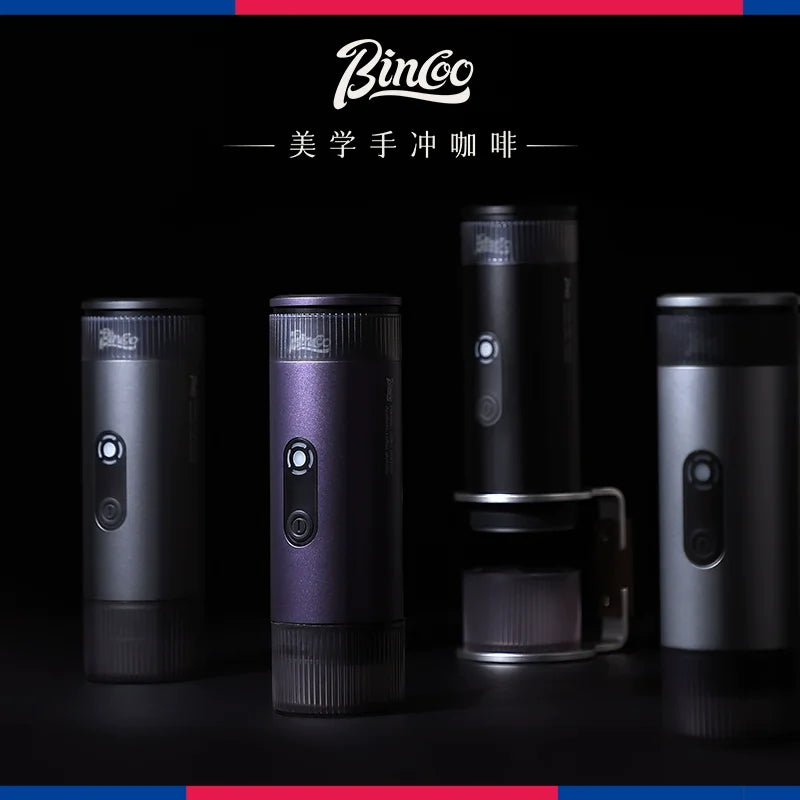 Bincoo Camping Portable Coffee Machine，Electric Wireless Heating Concentrate Extraction Espresso Machine，Design RedDot Award Hot