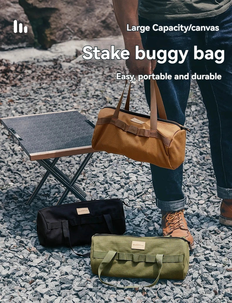 Outdoor Picnic Carrying Case Camping Bag Cutlery Pouch Larg Capacity Tableware Handbag Portable for Travel Supplies