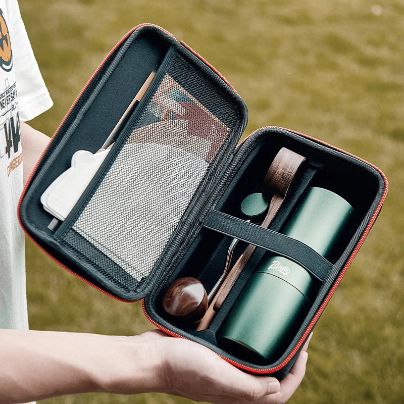 Portable Hand-shaking Bean Grinder Storage Bag Coffee Grinder Protective Case Portable Takeaway Bag Coffee Utensils Storage Bag